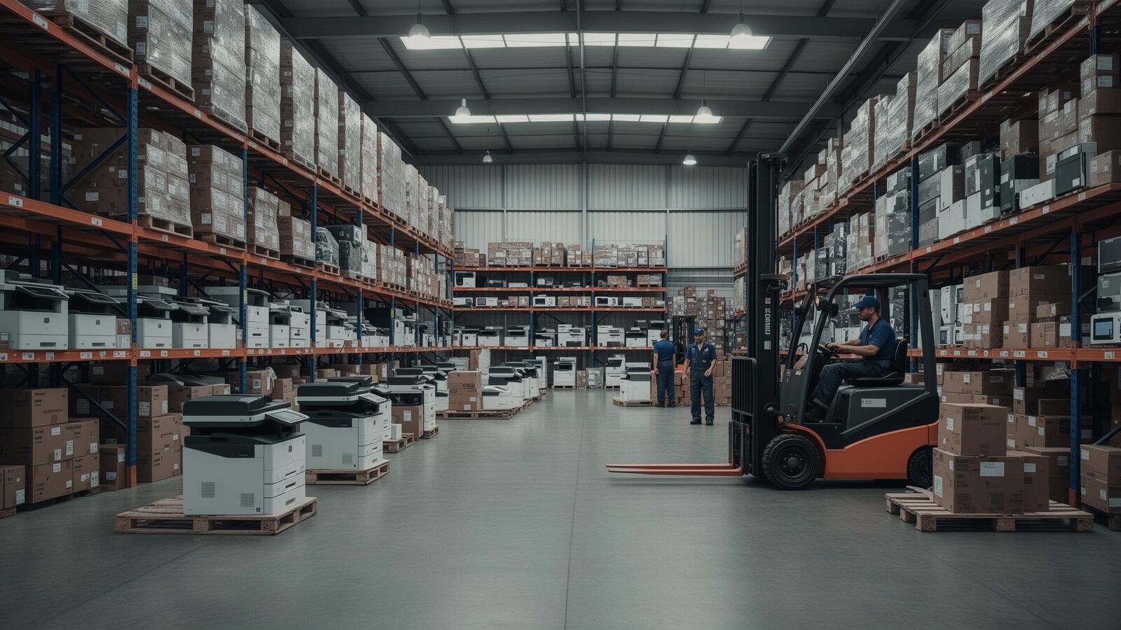 Centro de distribuição Cogra com lineup de equipamentos para revendas em todo o Brasil